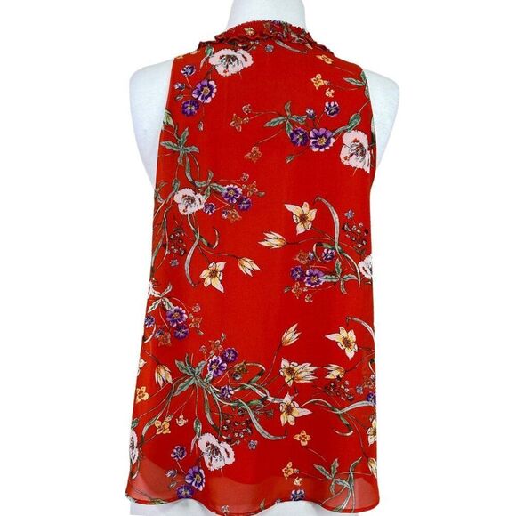 Rose + Olive Tank Blouse Size Extra Small Floral - Picture 4 of 7